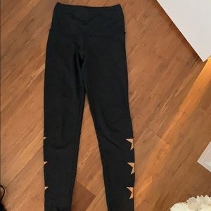 Strut This Black Legging with Stars